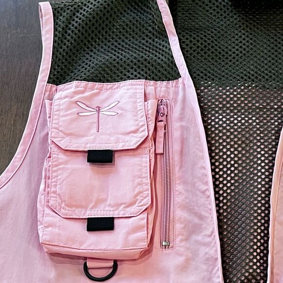 Sportsman’s Warehouse Outfitter Tactical Fishing Cargo Vest Pink Mesh XL Nylon - Picture 3 of 7